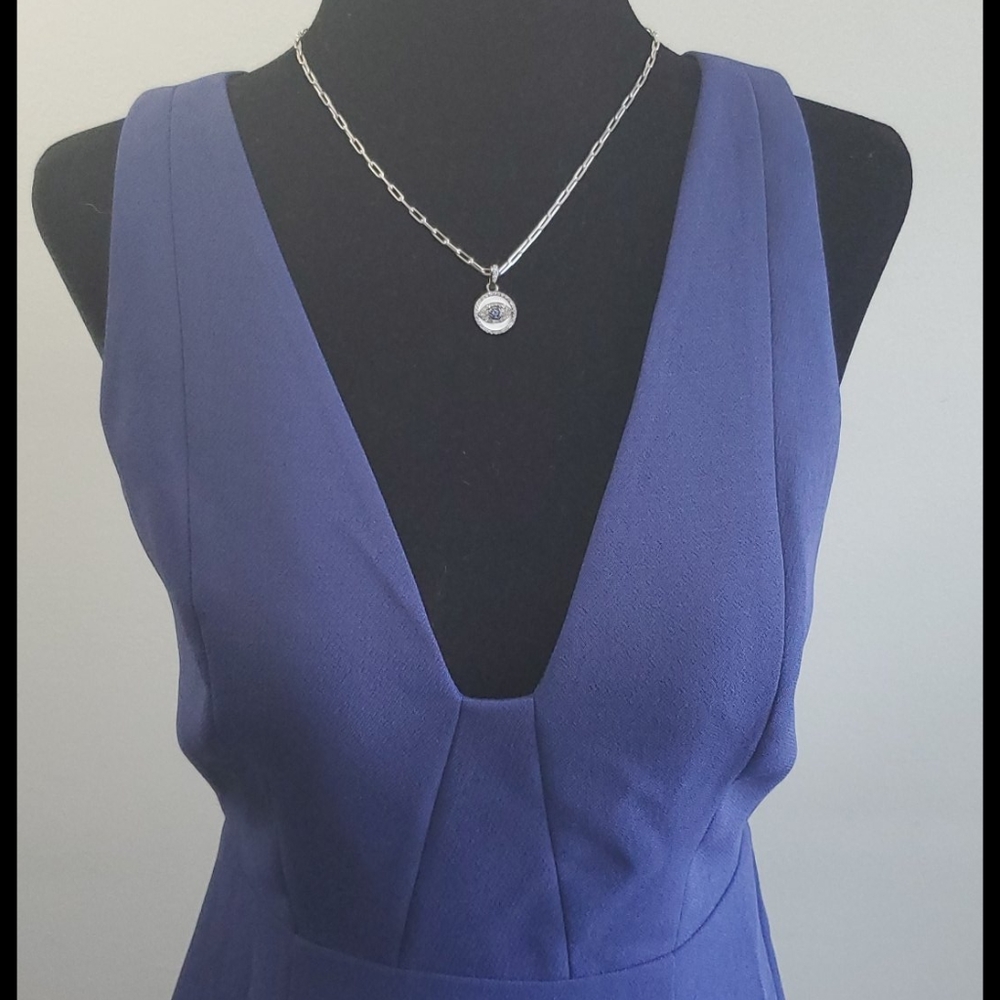 ❌SOLD❌BCBGeneration blue mini sleeveless dress - Picture 4 of 8